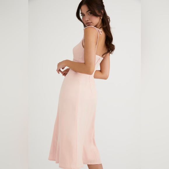 House of CB Cornelia Sun Dress in Blush (S) - Picture 5 of 10